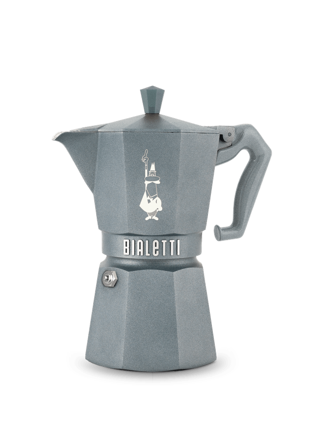 BIA-9076 - Bialetti, Espressokocher Moka Express, Exclusive Induktion, 6 Tassen, grau