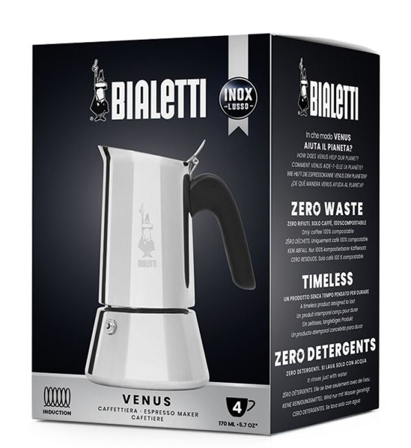BIA-7254 - Bialetti 'Venus Espressokocher, Silber, 4 Tassen'
