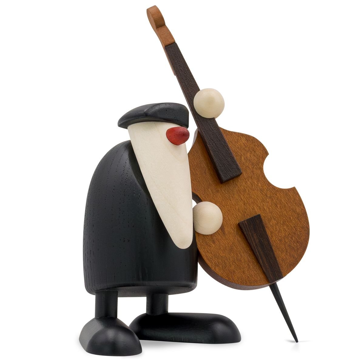 KOE-5633 - Bjoern Koehler - 'Kapelle - Herr Schmidt am Kontrabass, schwarz, 12cm' 2026