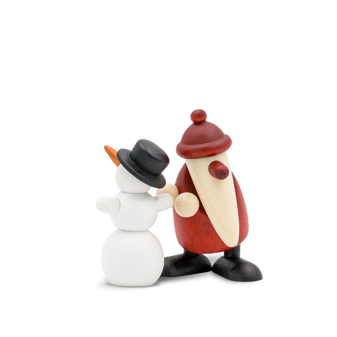 KOE-11650 - Bjoern Koehler - Set in miniatura 10 - Babbo Natale con pupazzo di neve - piccolo 4/3,5 cm - 2026