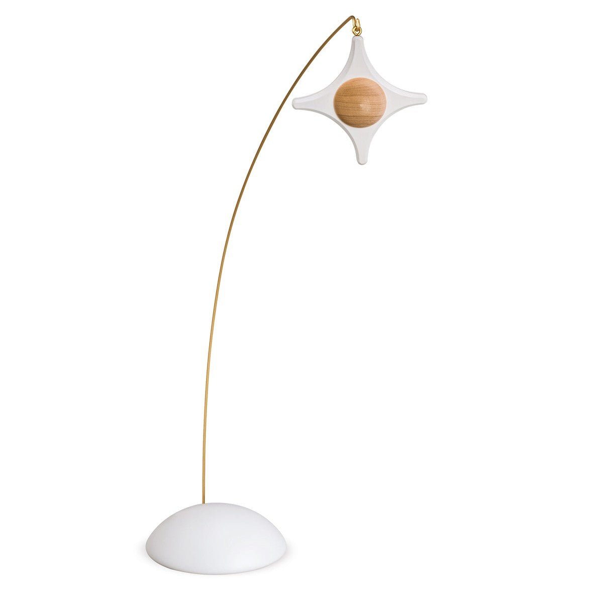 KOE - 201W - Bjoern Koehler - Stern zur Krippe, klein in weiß (3 - teilig)