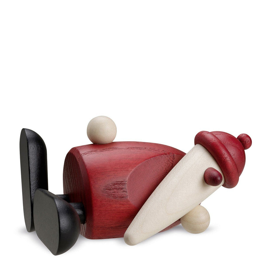 Bjoern Koehler - Weihnachtsmann liegend, klein, rot, 9cm-KOE-6020