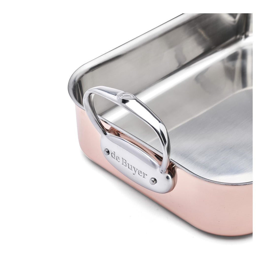de Buyer 'Roaster Copper-Stainless Steel INOCUIVRE 41x27x8cm PRIMA MATERA'