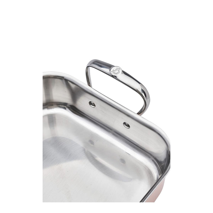 de Buyer 'Roaster Copper-Stainless Steel INOCUIVRE 41x27x8cm PRIMA MATERA'