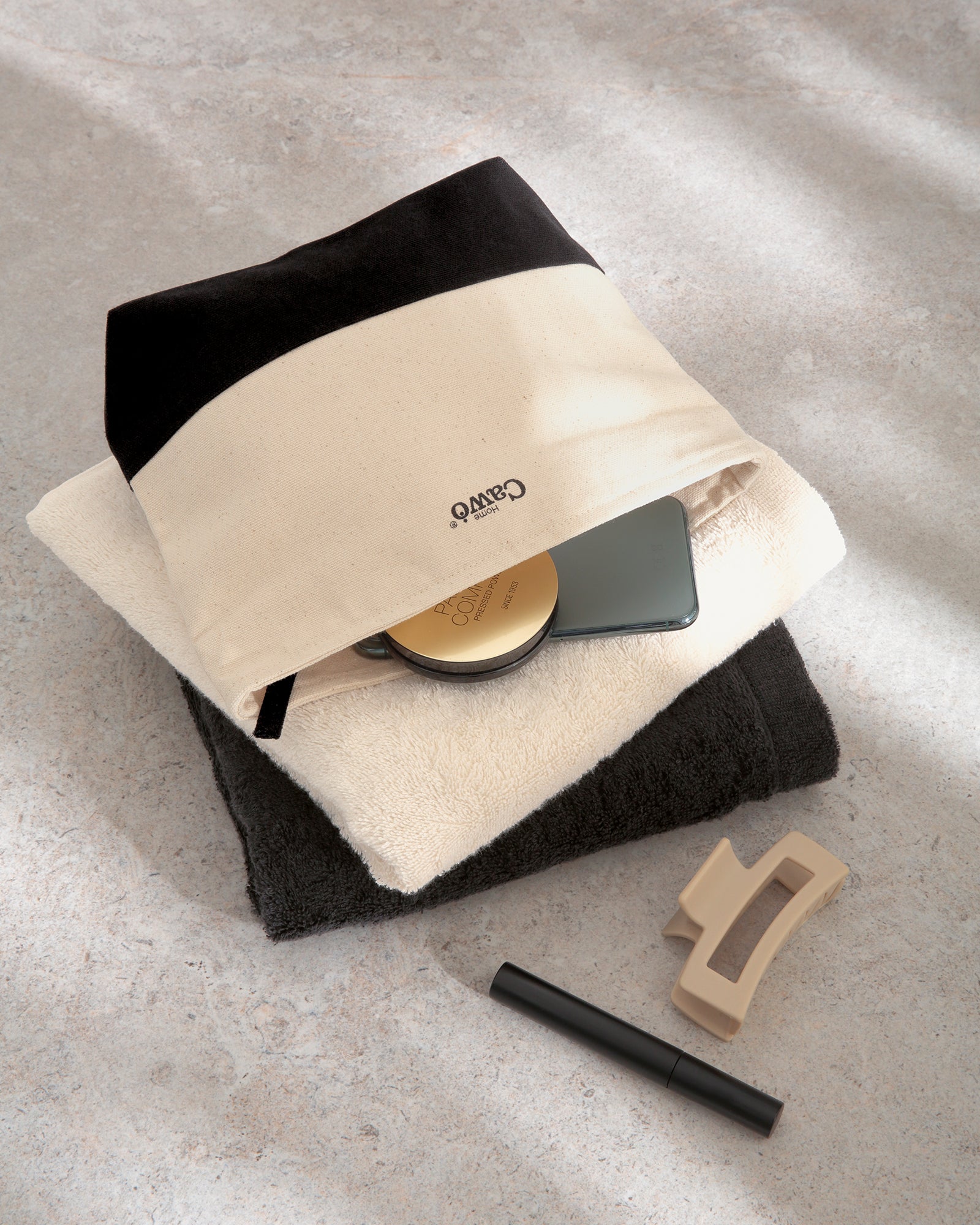  - Cawö - Kulturtasche Accesory - Bag schwarz - 93 - 18x26 cm