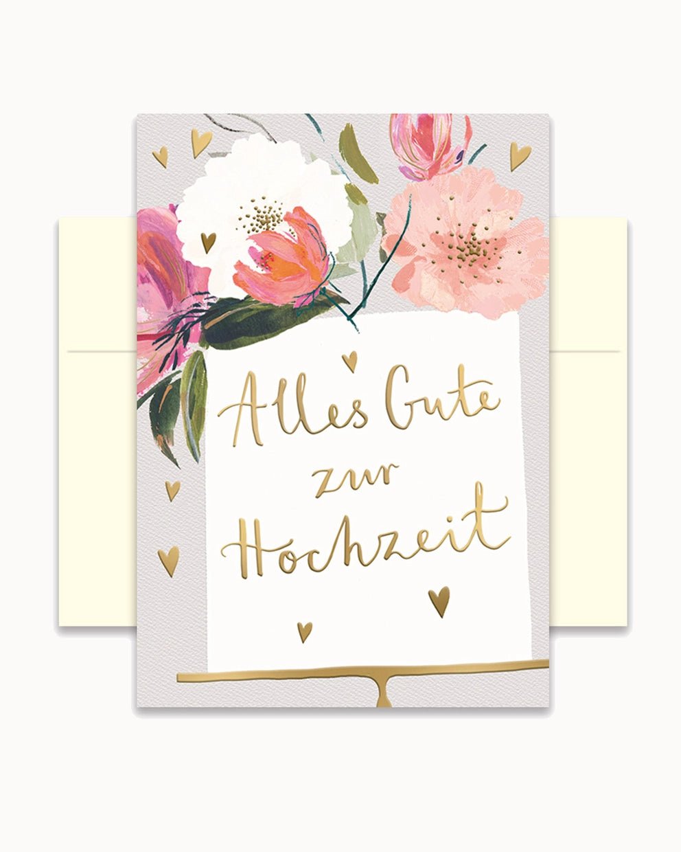 CHI - LT343 - Chic.mic, Doppelkarte mit Umschlag "Alles Gute zur Hochzeit"