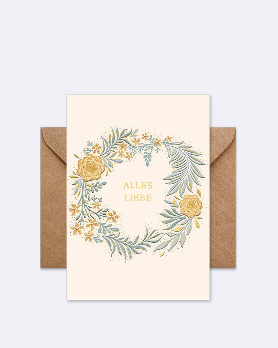 chi-LT357 - Chic.mic, Doppelkarte mit Umschlag "Alles Liebe"