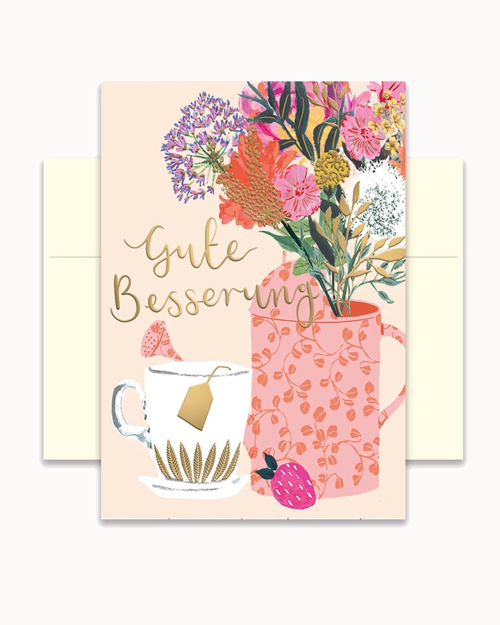 CHI - LT349 - Chic.mic, Doppelkarte mit Umschlag "Gute Besserung"