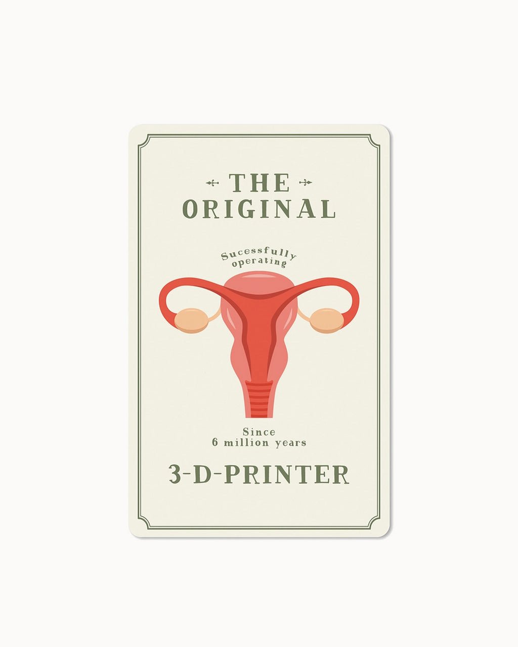 CHI - LC250 - chic.mic - Lunacard Postkarte '3D Printer'