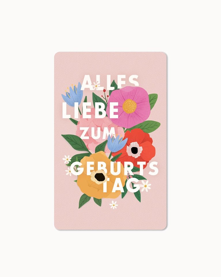 Chic.mic, Lunacard Postkarte, "Alles Liebe zum Geburtstag" CHI - LC343