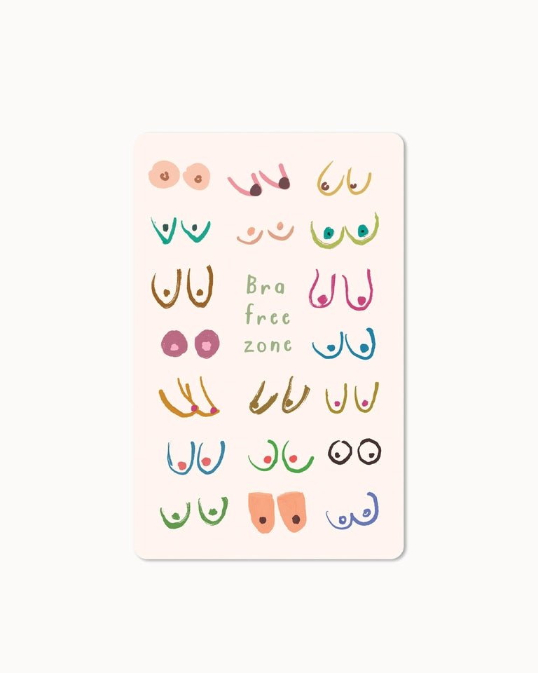 CHI - LC386 - Chic.mic, Lunacard Postkarte "Brafree Zone"