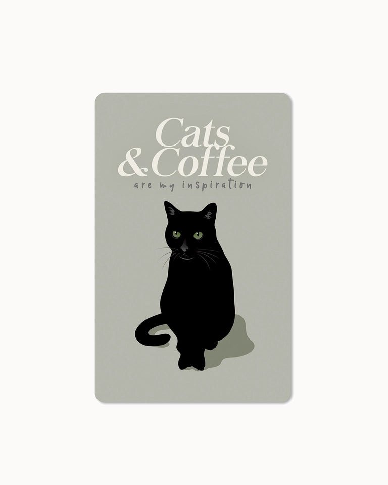 Chic.mic, Lunacard Postkarte, "Cats and Coffee" - CHI - LC257