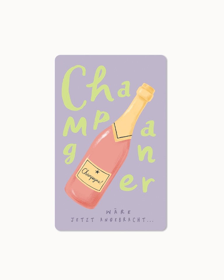 Chic.mic, Lunacard Postkarte "Champagner" CHI - LC405