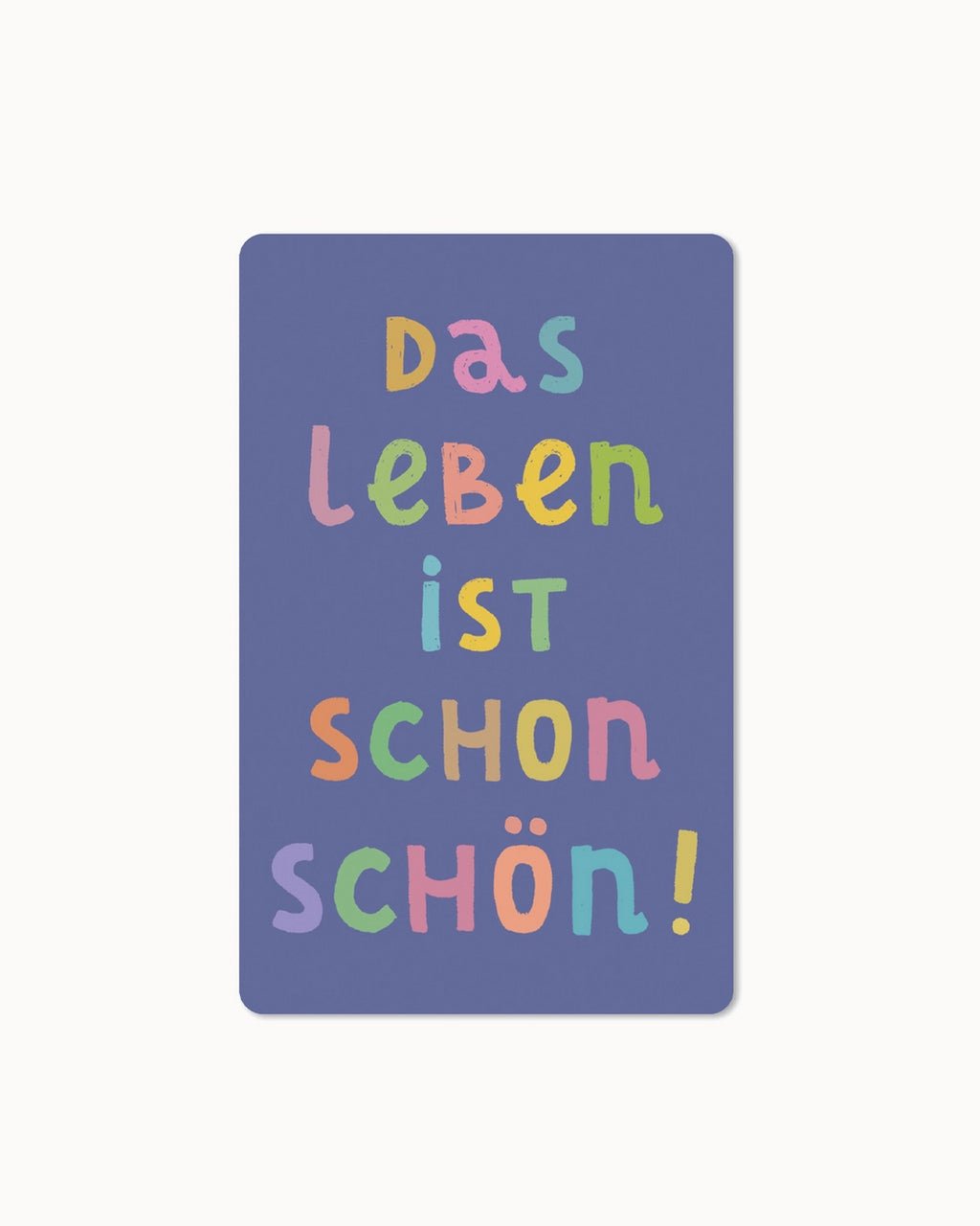 CHI - LC370 - chic.mic - Lunacard Postkarte 'Das Leben ist schon schön'