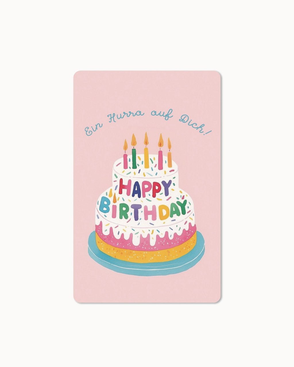 CHI - LC390 - chic.mic - Lunacard Postkarte 'Ein Hurra auf dich'