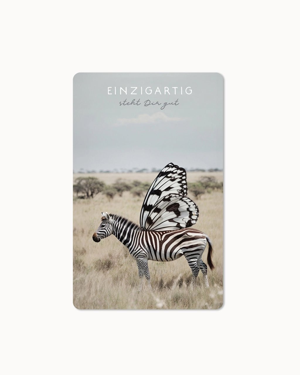 CHI - LC400 - chic.mic - Lunacard Postkarte 'Einzigartig'