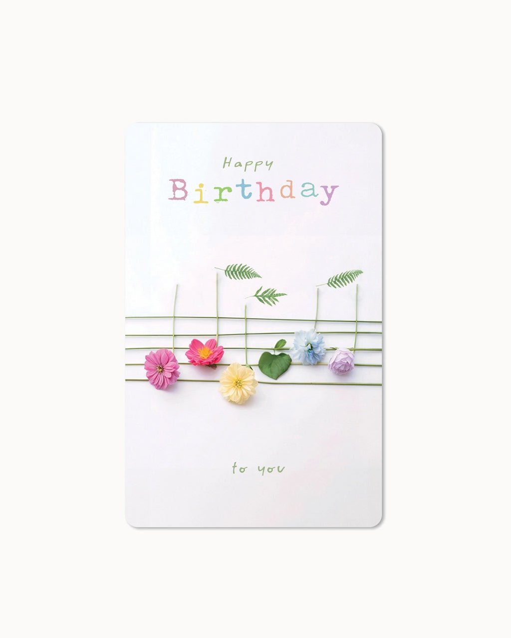 CHI - LC409 - chic.mic - Lunacard Postkarte 'flower notes'