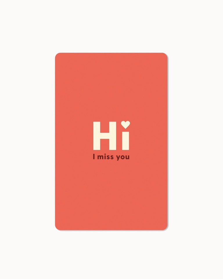 CHI - LC315 - Chic.mic, Lunacard Postkarte, "Hi I miss you"