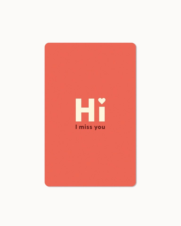 Chic.mic, Lunacard Postkarte, "Hi I miss you" - CHI - LC315