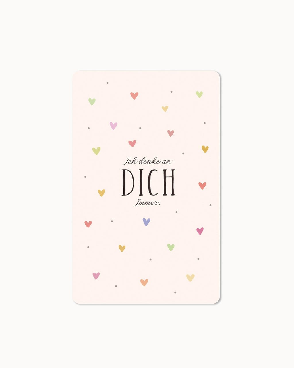 CHI - LC372 - chic.mic - Lunacard Postkarte 'Ich denke an dich'