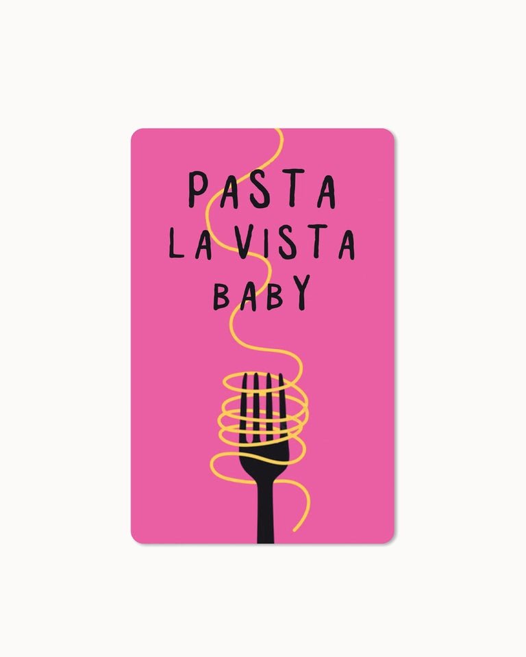 Chic.mic, Lunacard Postkarte "Pasta la vista Baby" CHI - LC369