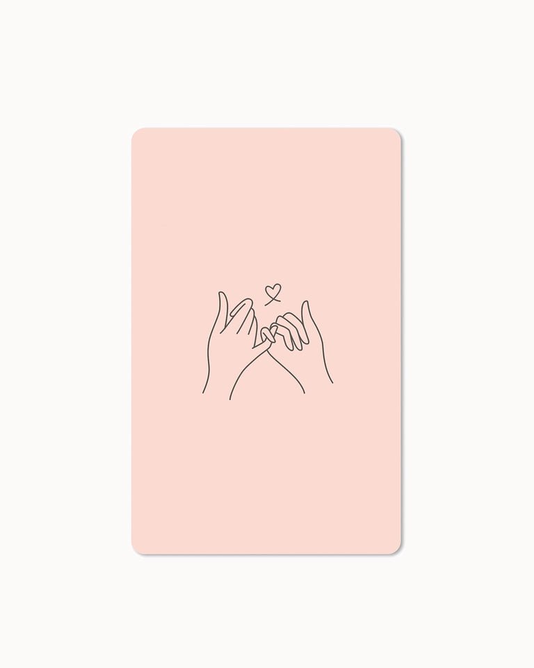 CHI - LC234 - Chic.mic, Lunacard Postkarte, "Pinkie promise"