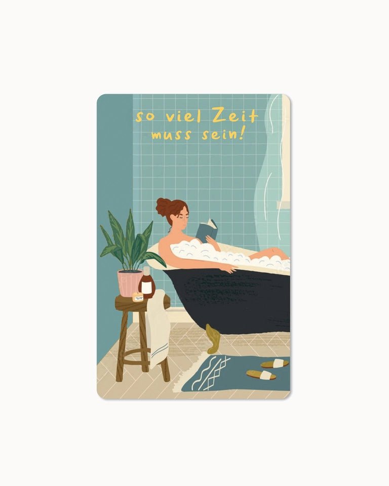 Chic.mic, Lunacard Postkarte "so viel Zeit muss sein" CHI - LC399