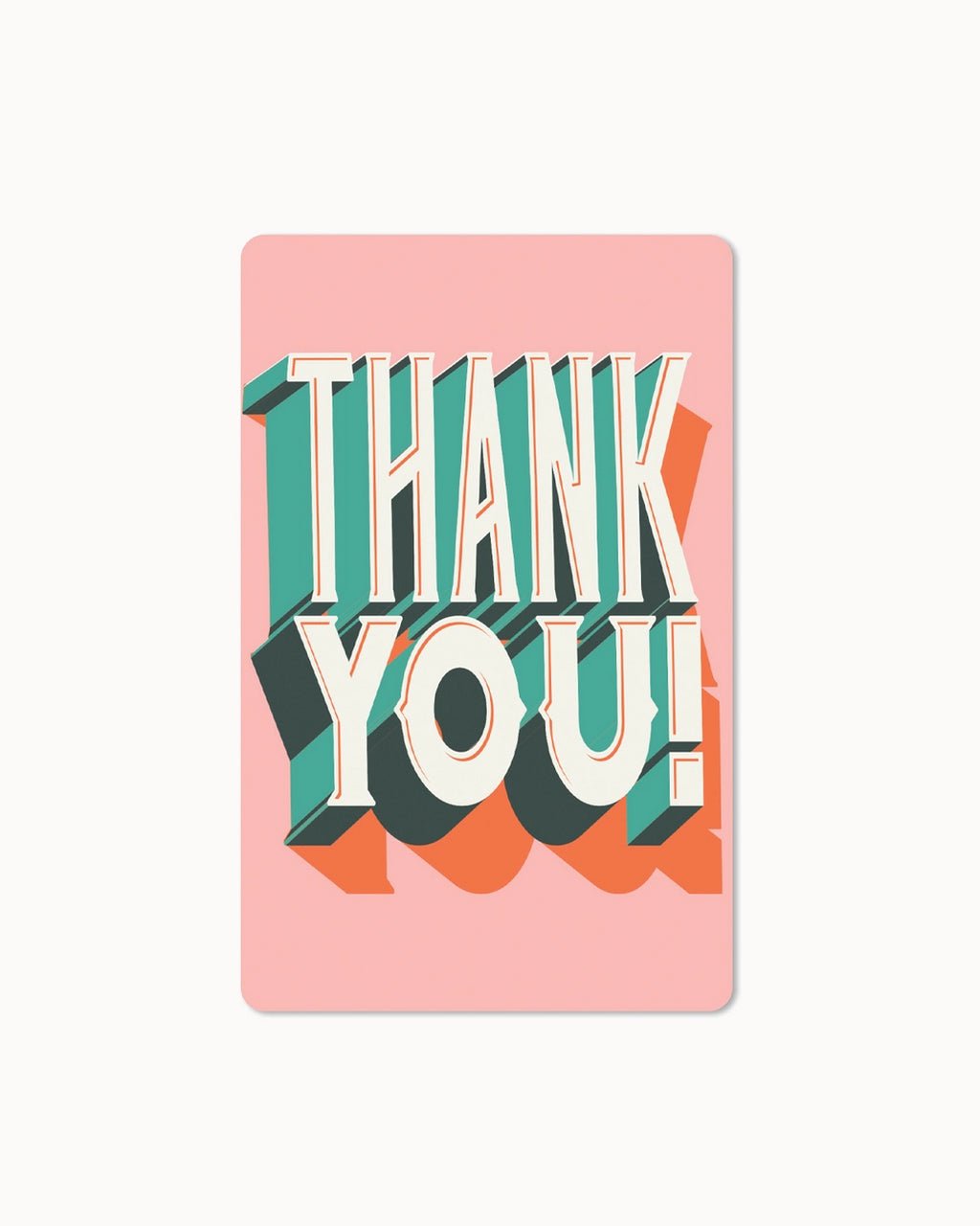 CHI - LC374 - chic.mic - Lunacard Postkarte 'Thank you'