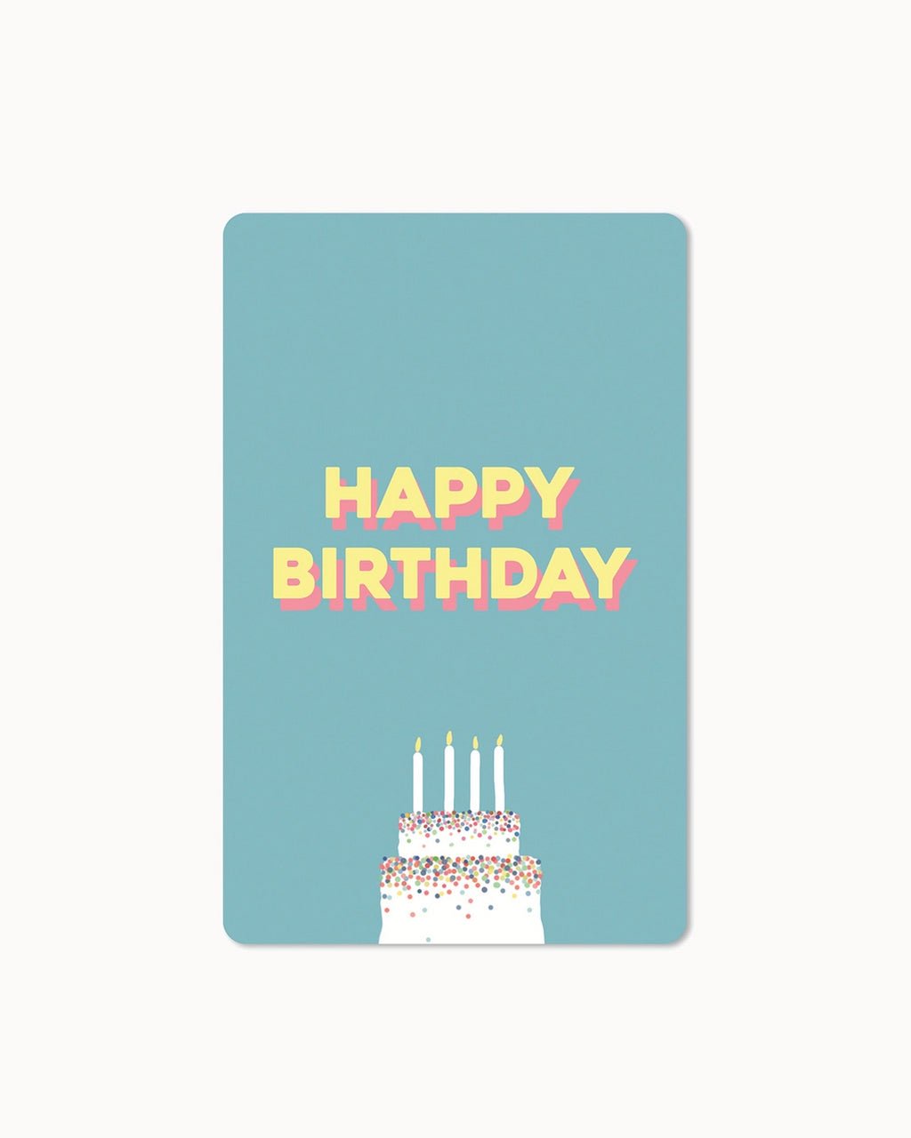 CHI - LC354 - chic.mic - Lunacard Postkarte 'Torte Happy Birthday'
