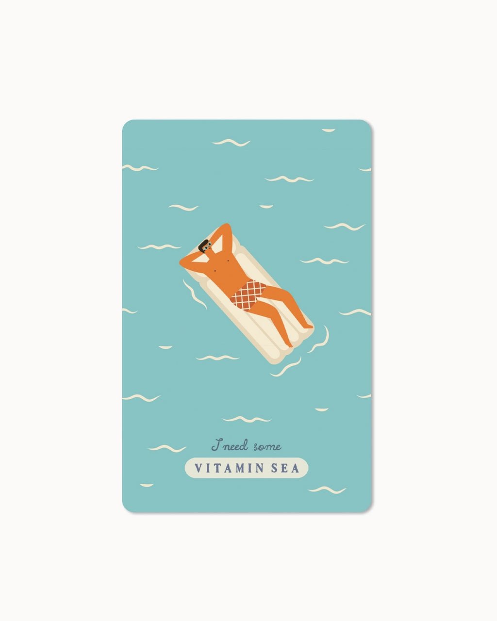 CHI - LC380 - chic.mic - Lunacard Postkarte 'vitamin sea'