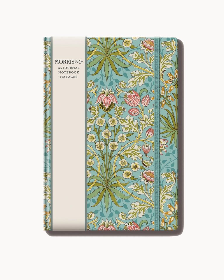 Chic.mic, Notuzbuch A5 / Journal liniert, Blumendesign von William Morris CHI - WMS0017