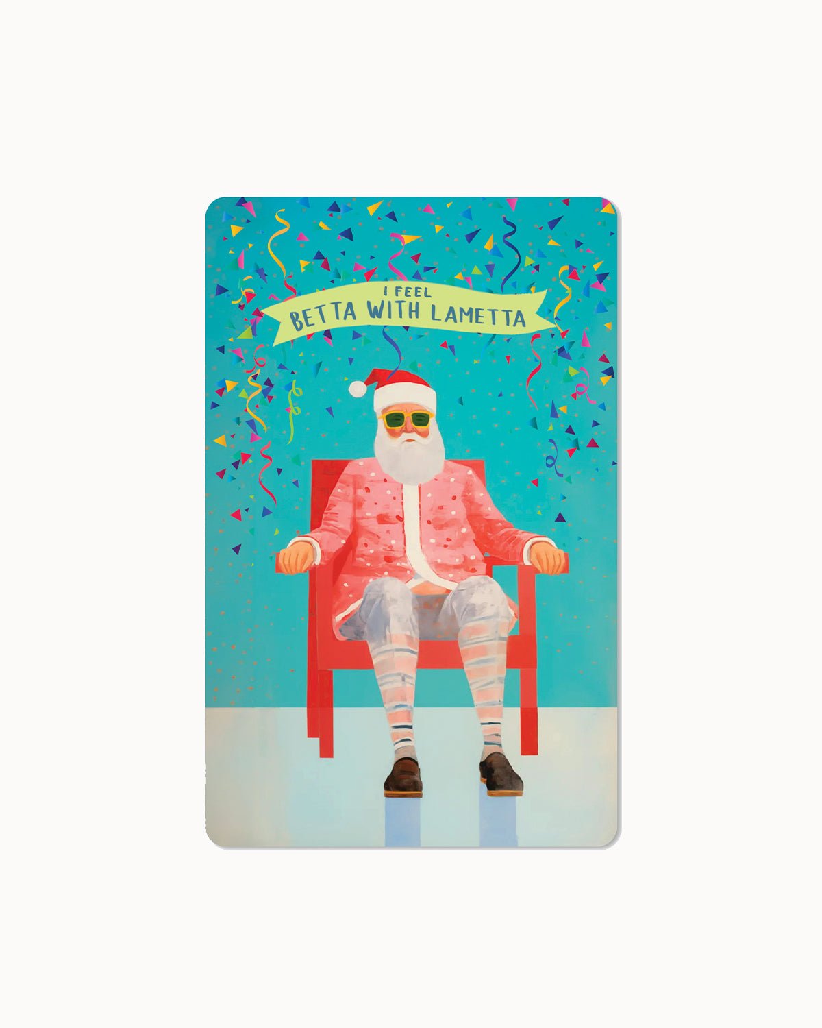 CHI-LC705 - Chic.mic, Postkarte "Betta with Lametta"