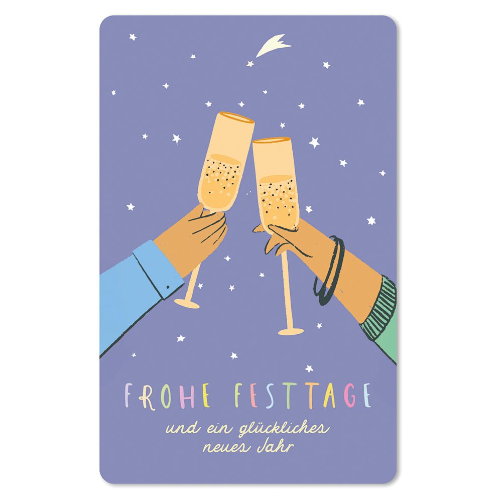 CHI-LC724 - Chic.mic, Postkarte "Champagne Festtage"