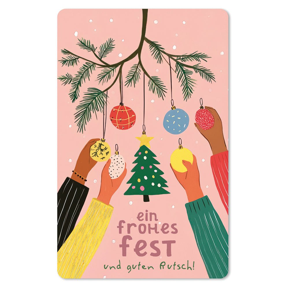 CHI-LC719 - Chic.mic, Postkarte "Ein frohes Fest"