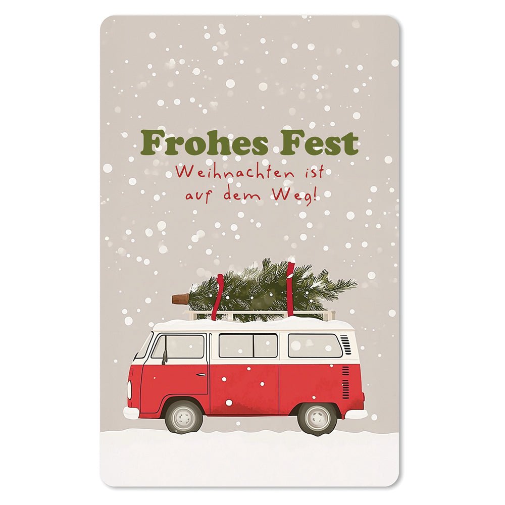 CHI-LC718 - Chic.mic, Postkarte "Weihnachten ist auf dem Weg"