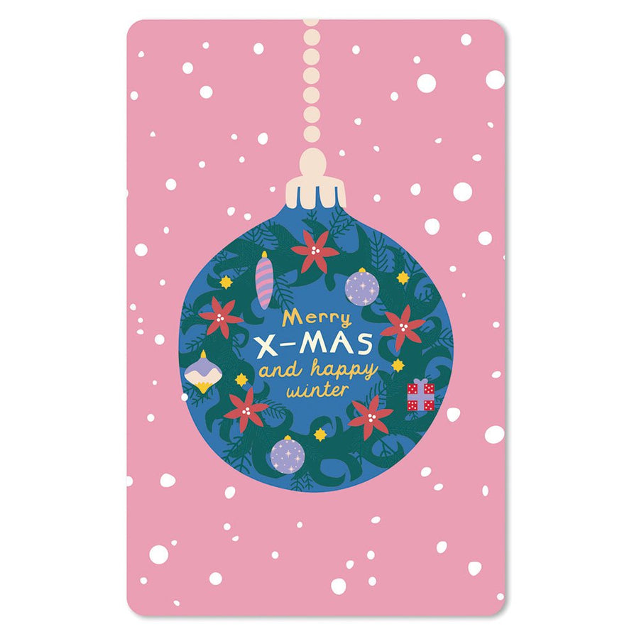 CHI-LC727 - Chic.mic, Postkarte "Weihnachtskugel"