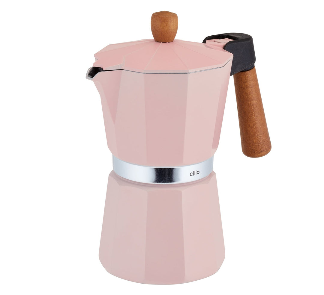 CIL-321531 - Cilio, Espressokocher Legno 6 Tassen rosa