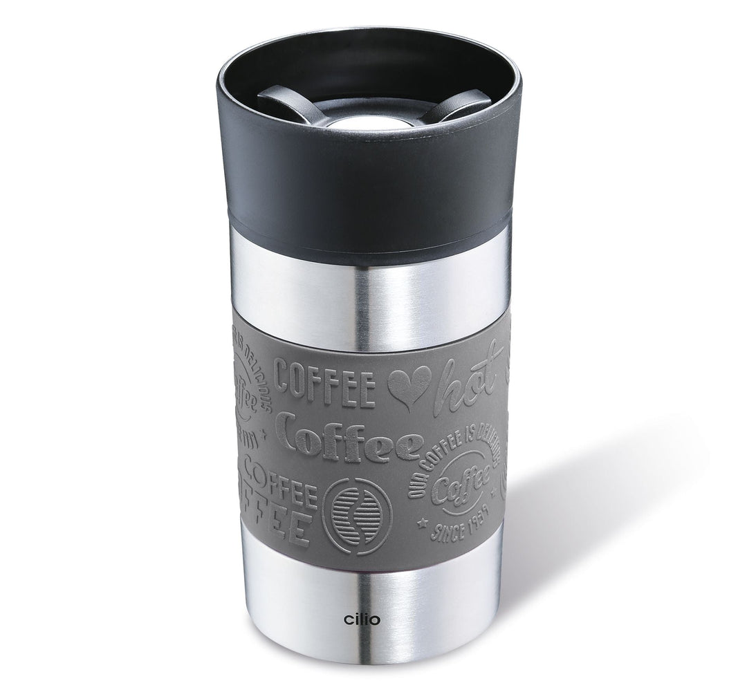 KPR-546323 - Cilio, Isolierbecher "Viaggio" 300ml, Farbe grau