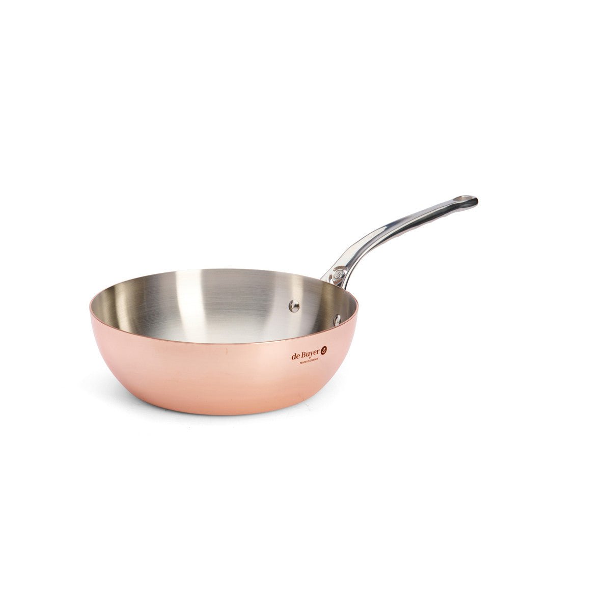DEB - 6236.24 - de Buyer 'Konische Sauteuse mit Edelstahlgussgriff PRIMA MATERA Ø 24 cm'