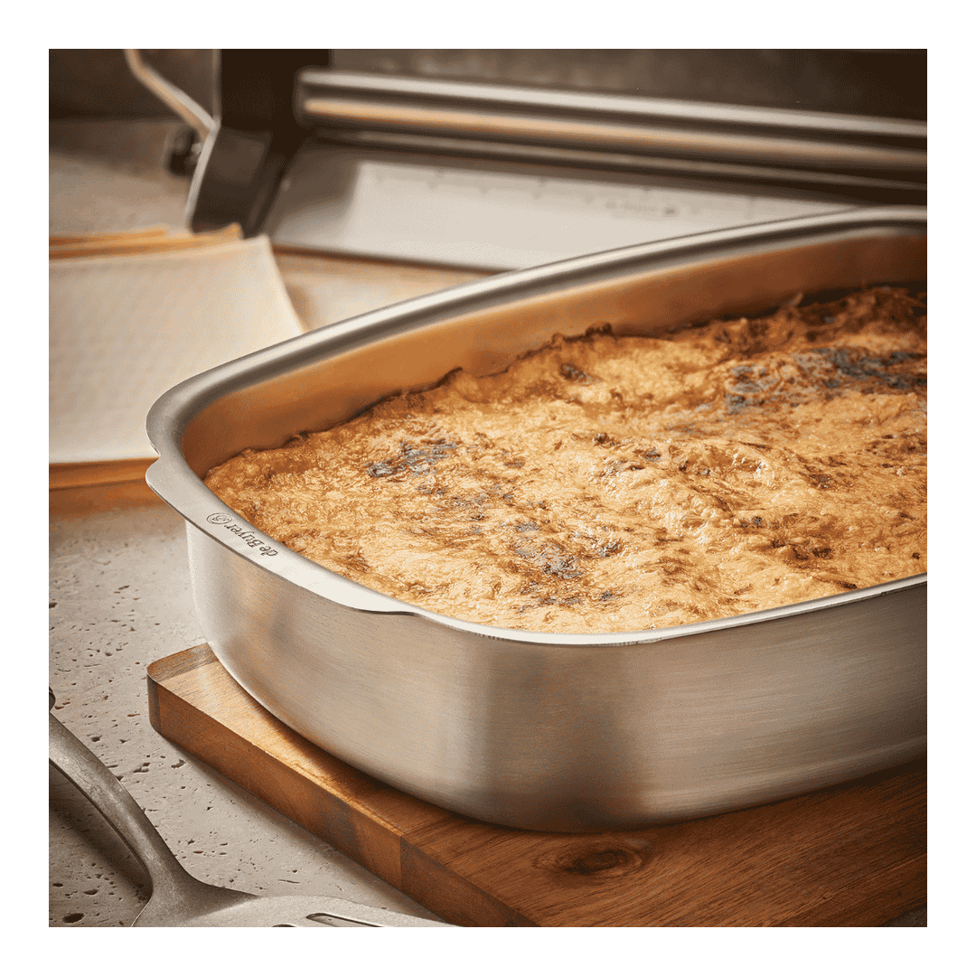 DEB-312438 - De Buyer, Rechteckige Auflaufform Edelstahl 38x26cm