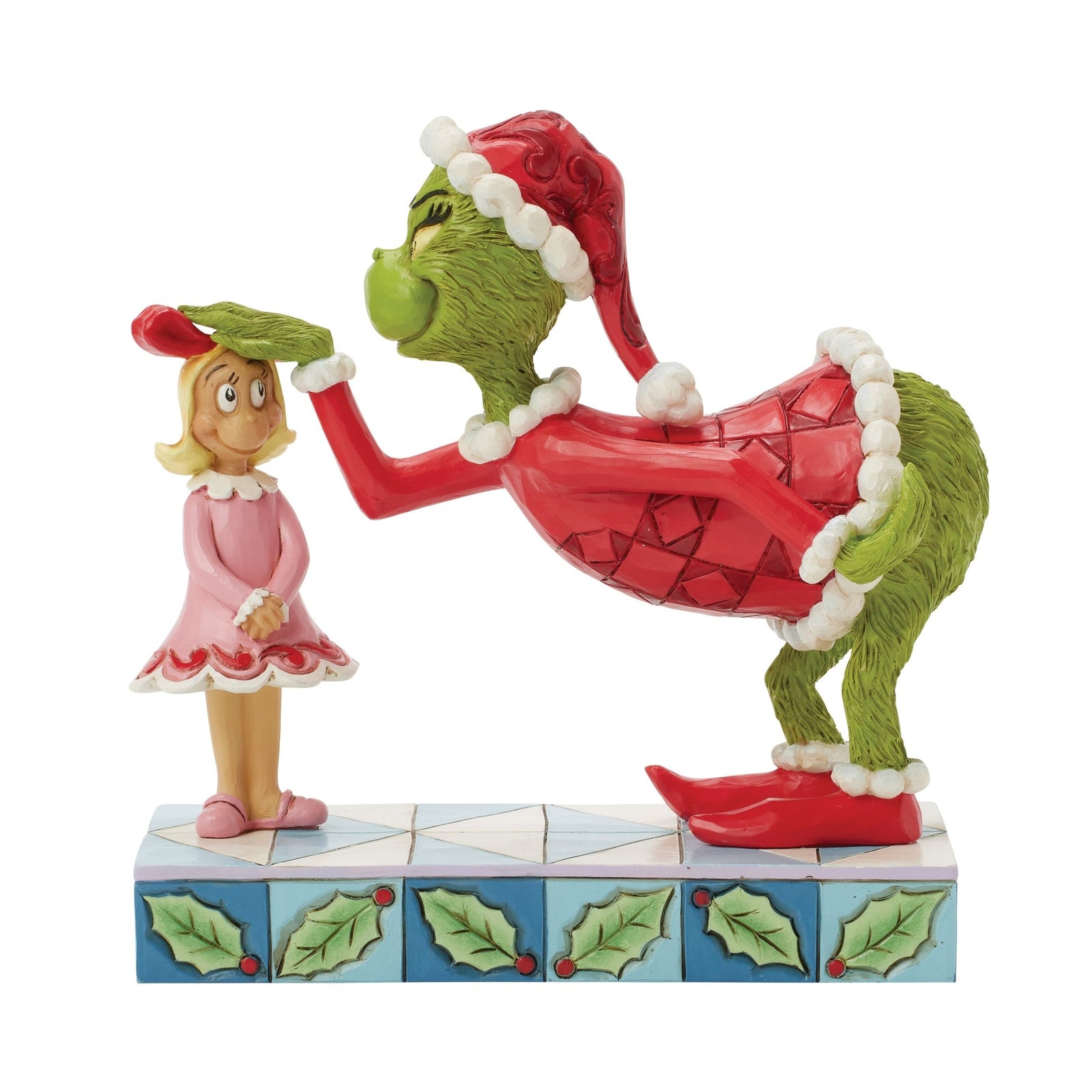 6017061 - Die Figur des Grinch, der Cindy - Lou auf den Kopf tätschelt, Jim Shore 2025