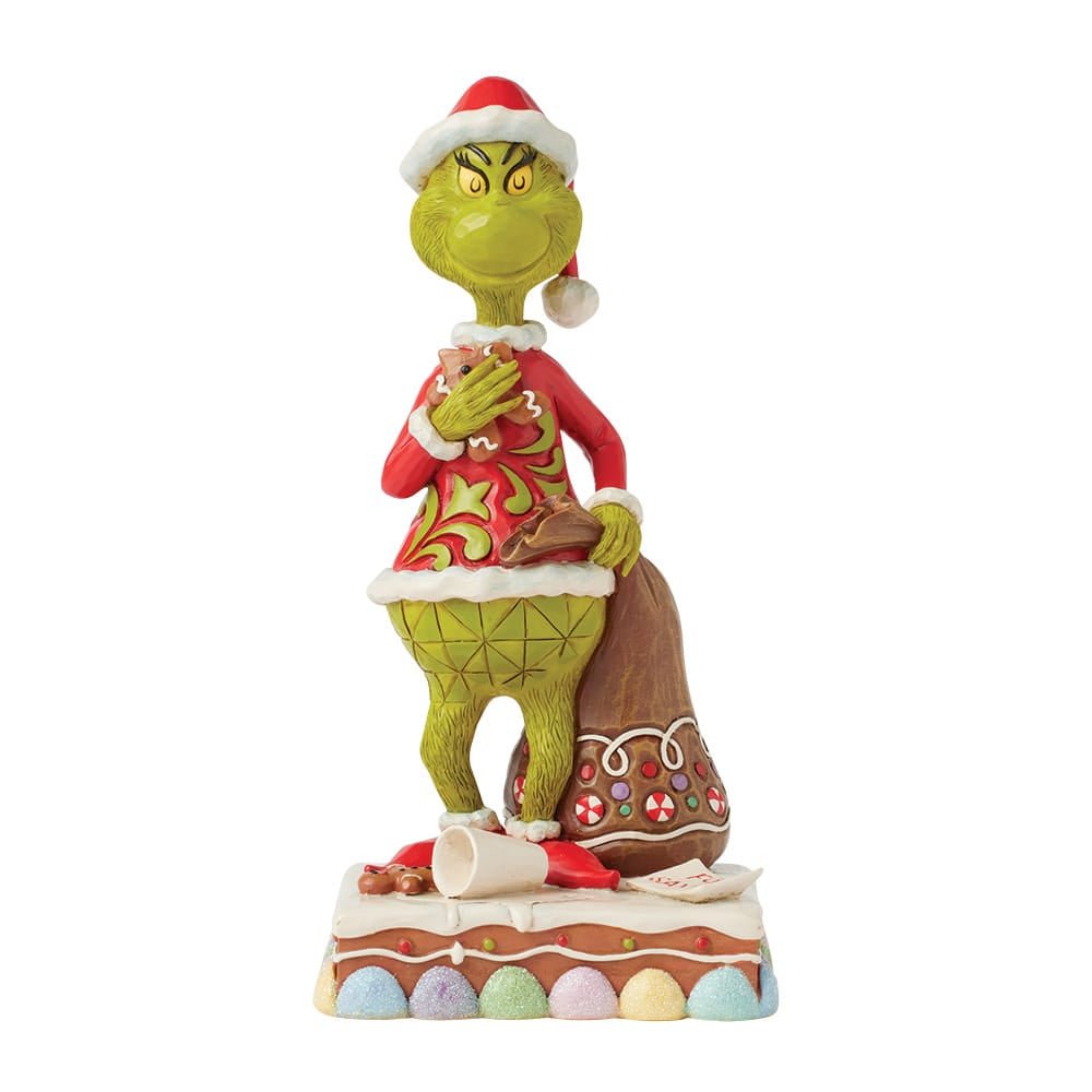 6017058 - Die Grinch - Figur beim Kekse essen, Jim Shore 2025