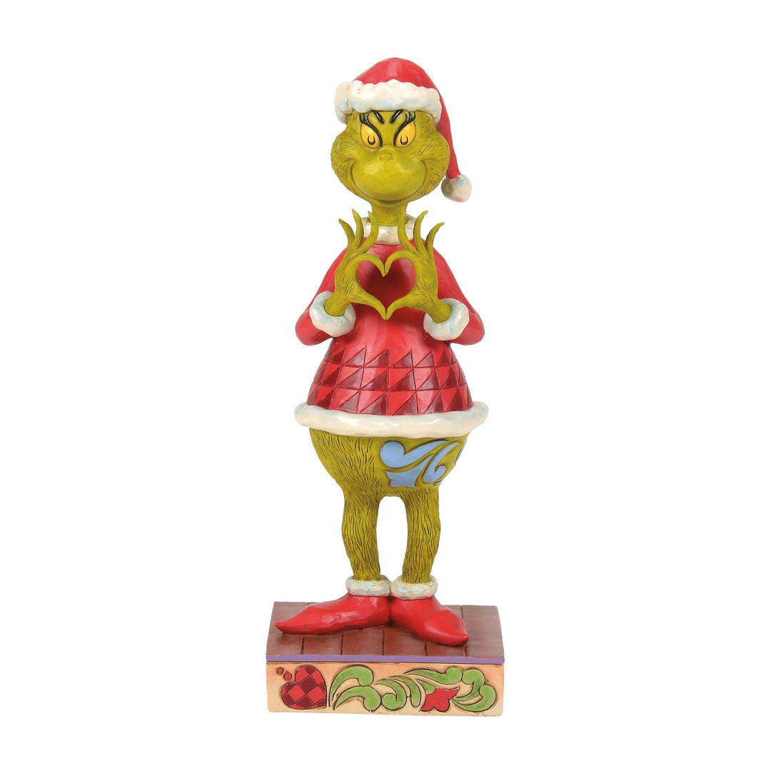 6017062 - Die Grinch - Figur mit Herzhänden, Jim Shore 2025