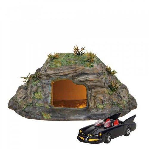 enesco WARNER BROTHERS - Buildings 'The Batcave and Batmobile - Set of 2' 6003757