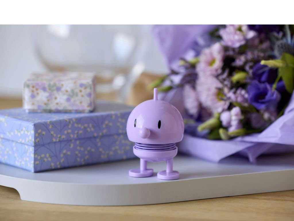 F&amp;H-35788 - F&amp;H Group, Hoptimist Wackelfigur, 7,4x8,5x10,5cm, medium, Farbe Lavender