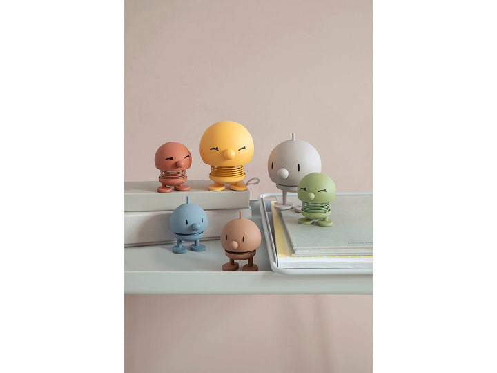 F&amp;H-26114 - F&amp;H Group, Hoptimist Wackelfigur, 7,5x8,5x10,7cm, medium, Farbe ash