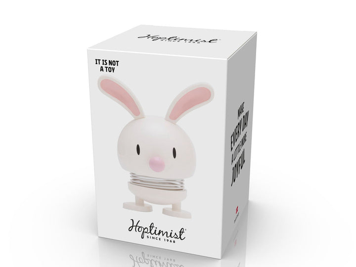 F&amp;H-26281 - F&amp;H Group, Hoptimist Wackelfigur Bunny, 7,5x5,8x9cm, klein, Farbe weiß