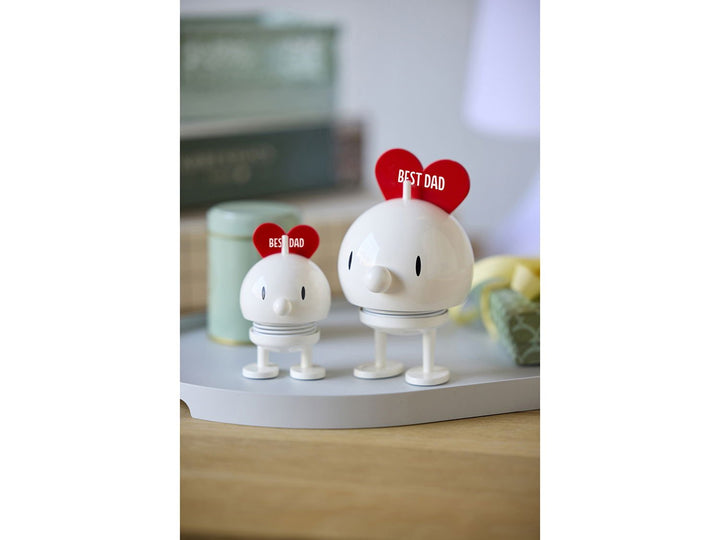 F&amp;H-26132 - F&amp;H Group, Hoptimist Wackelfigur Love, 4,5x5,8x7,6cm, klein, weiß, mit Schrift