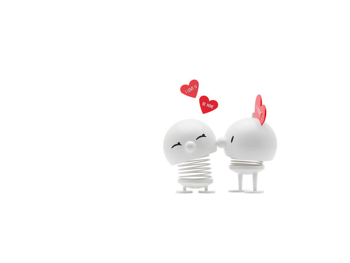 F&amp;H-26132 - F&amp;H Group, Hoptimist Wackelfigur Love, 4,5x5,8x7,6cm, klein, weiß, mit Schrift