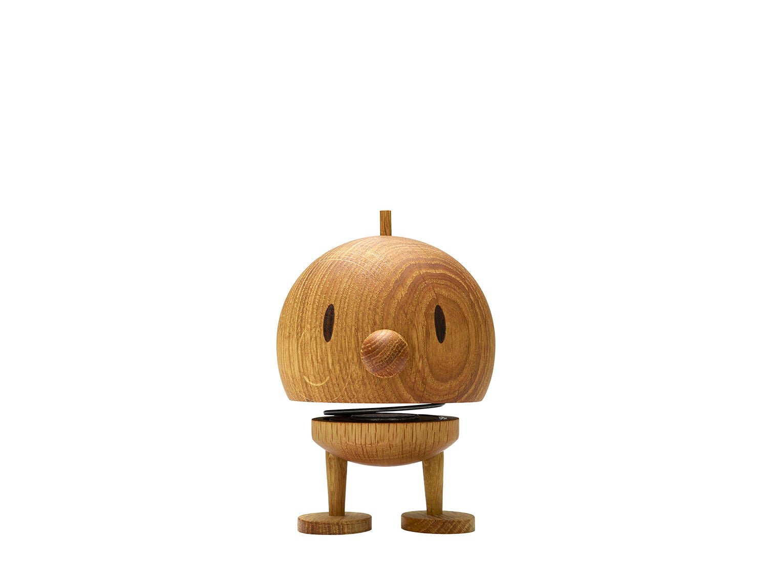 F&H-27163 - F&H Group, Hoptimist Wackelfigur, Motiv Bumble aus Holz, Medium, 7,5x8,5x10,7cm